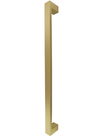 Ultima II Bar-Style Appliance Pull - 18 inch Center-to-Center in Satin Brass.